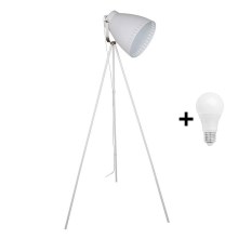 Lámpara LED de pie MILANO 1xE27/10W/230V blanco 145cm