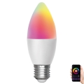LED RGBW Bombilla C37 E27/4,9W/230V 2700-6500K - Aigostar