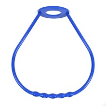 Manija para lámpara plástico azul
