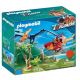 Playmobil - Juego de construcción infantil helicóptero con Pterodáctilo 39 piezas