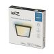 WiZ - Plafón LED regulable SUPERSLIM LED/12W/230V 2700-6500K Wi-Fi negro