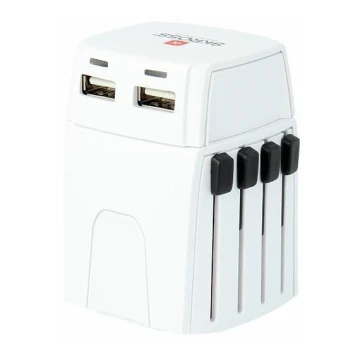 Adaptador de viaje USB universal 230V