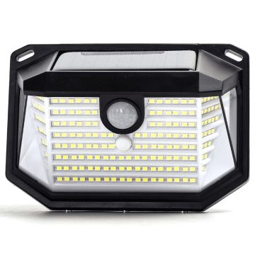 Aigostar - Aplique LED solar con sensor LED/0,8W/5,5V 6500K IP65