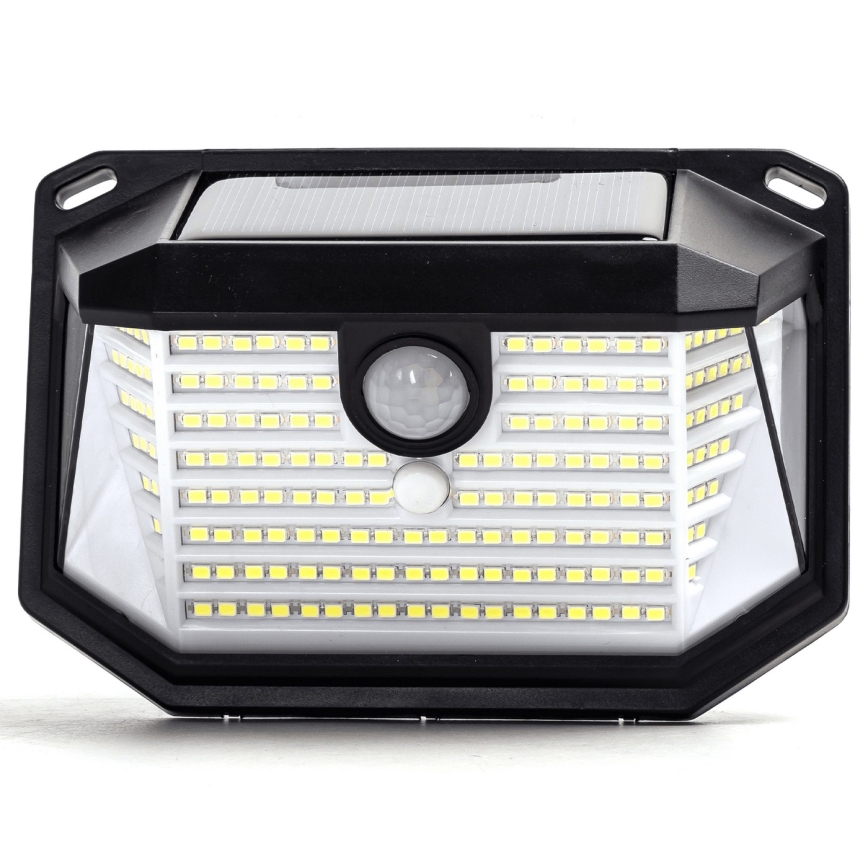 Aigostar - Aplique LED solar con sensor LED/0,8W/5,5V 6500K IP65