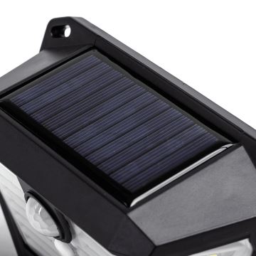 Aigostar - Aplique LED solar con sensor LED/0,8W/5,5V 6500K IP65