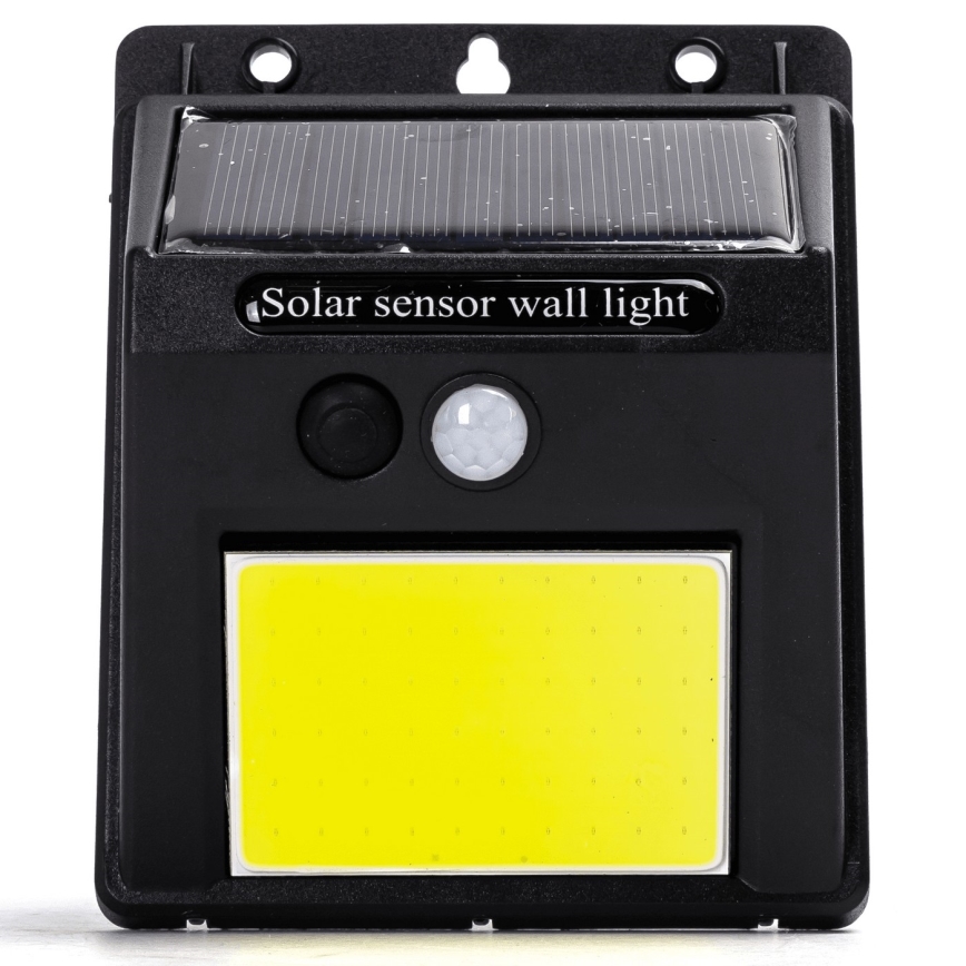 Aigostar - Aplique LED solar con sensor LED/13W/5,5V 6500K IP65