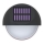 Aigostar - Aplique LED solar LED/1W/1,2V negro 2700K IP44