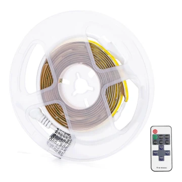 Aigostar - Cinta LED regulable 2m LED/18W/24/230V 3000K + control remoto