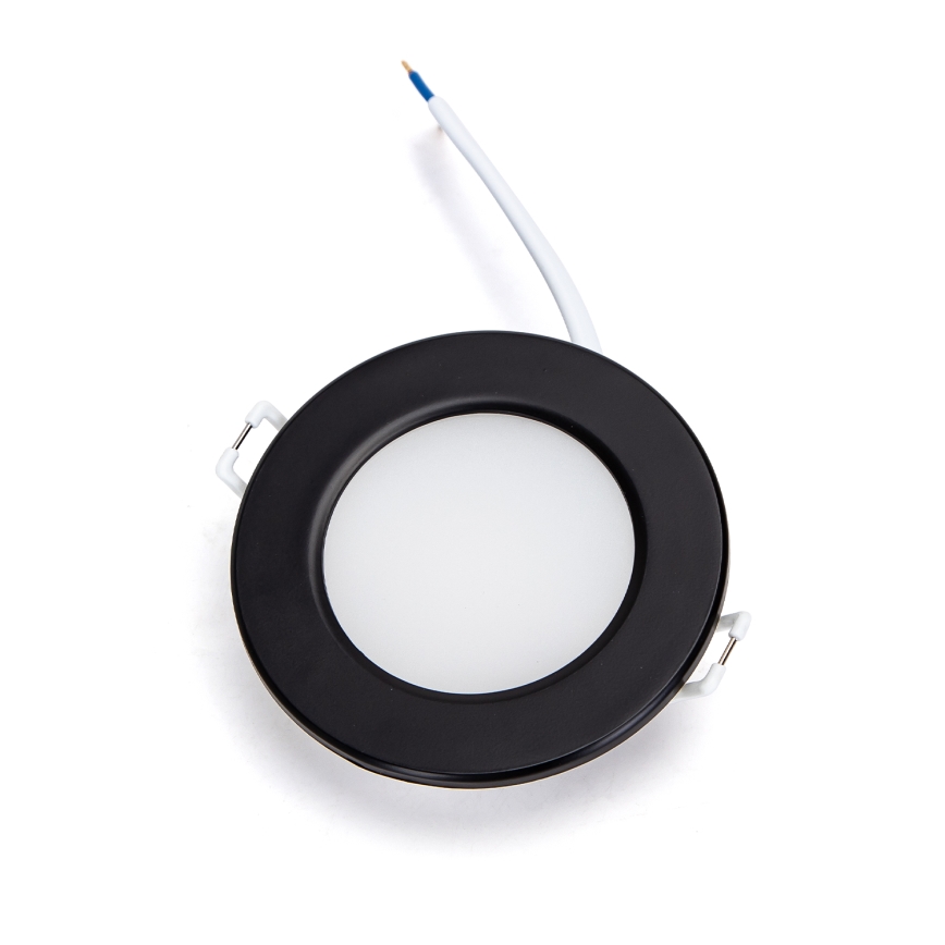 Aigostar - Lámpara empotrable de baño LED LED/4,8W/230V 3000K negro IP65