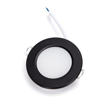 Aigostar - Lámpara empotrable de baño LED LED/4,8W/230V 4000K negro IP65