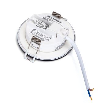 Aigostar - Lámpara empotrable de baño LED LED/4,8W/230V 4000K negro IP65