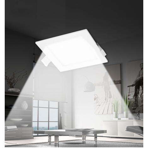 Aigostar - Lámpara empotrable LED LED/18W/230V 22x22 cm 3000K blanco
