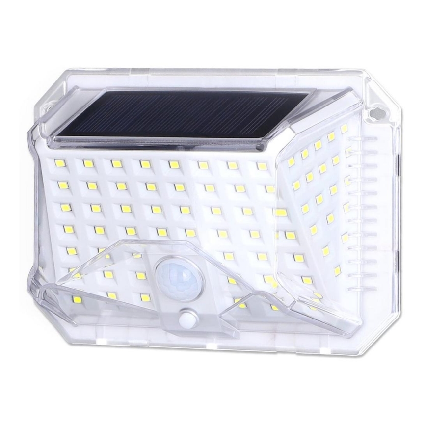 Aigostar - Lámpara solar de exterior con sensor LED/1,48W/5V IP65