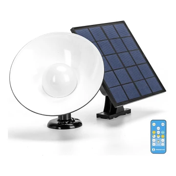 Aigostar - Lámpara solar LED con sensor LED/3,2V 3000K/4000K/6500K IP65 + control remoto