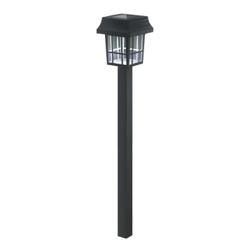 Aigostar - Lámpara solar LED LED/0,006W/1,2V 32 cm negro 6500K IP44