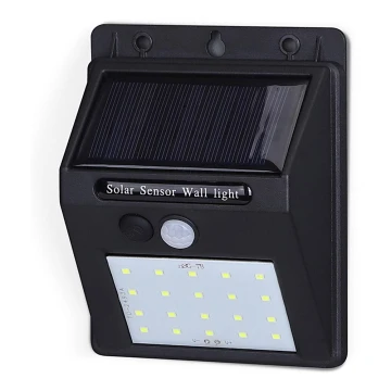 Aigostar - LED Lámpara solar de exterior con sensor LED/1,11W/5,5V IP65