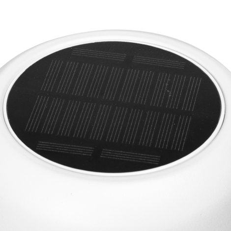 Aigostar - LED Lámpara solar recargable y regulable LED/3W/5V 2200mAh blanco IP54