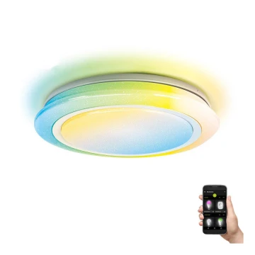 Aigostar - LED RGBW Lámpara de baño regulable LED/27W/230V 40 cm Wi-Fi IP44
