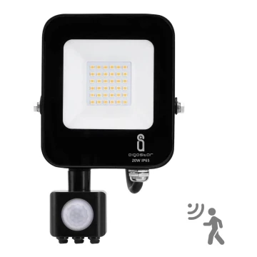 Aigostar - Proyector LED con sensor LED/20W/230V 4000K IP65