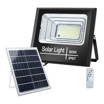 Aigostar - Proyector solar LED regulable LED/60W/3,2V IP67 + CR