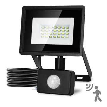 Aigostar - Reflector LED con sensor LED/20W/230V 6500K IP65