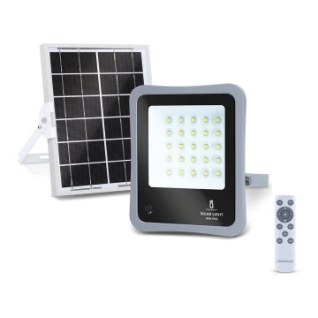 Aigostar - Reflector solar de LED regulable 30W/3.2V IP67 + CR