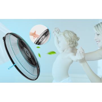 Aigostar - Ventilador de pie con efecto niebla 95W/230V negro/gris + control remoto