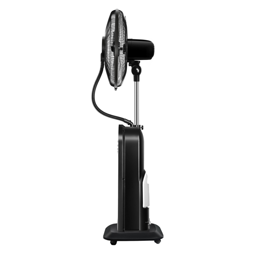 Aigostar - Ventilador de pie con efecto niebla 95W/230V negro/gris + control remoto