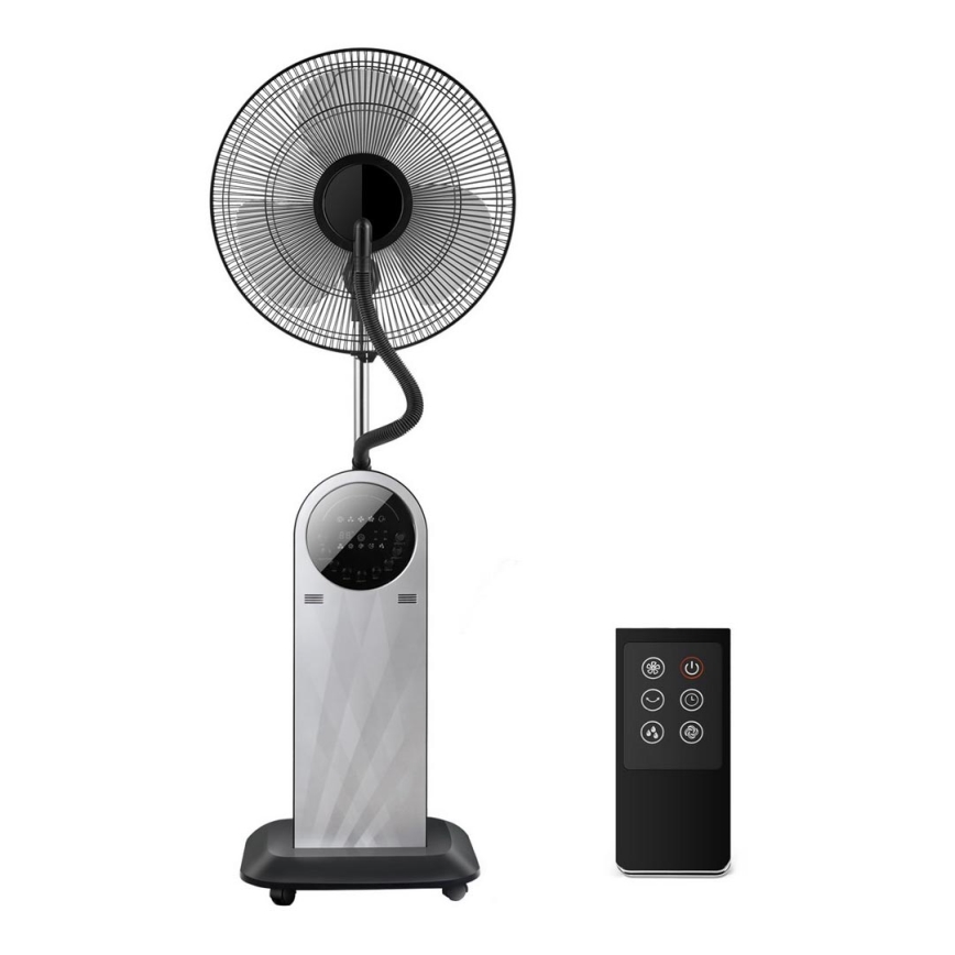 Aigostar - Ventilador de pie con efecto niebla MIST 95W/230V + control remoto