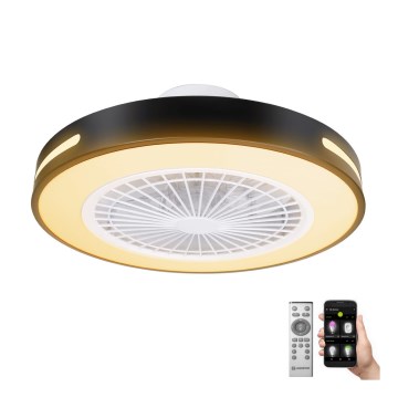 Aigostar - Ventilador de techo LED regulable LED/40W/230V 2700-6500K Wi-Fi + control remoto