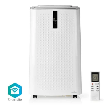 Aire acondicionado móvil inteligente 3en1 con accesorios completos 1010W/230V 9000 BTU Wi-Fi + mando a distancia