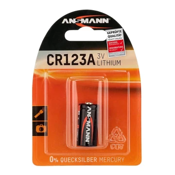 Ansmann 04006 - CR123A - Batería de litio 3V