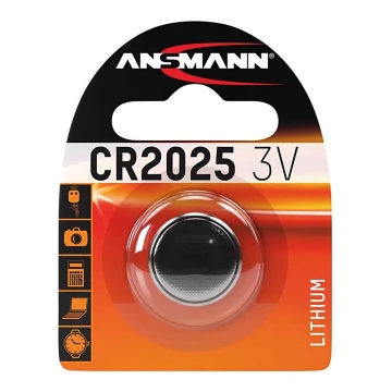 Ansmann 04673 - CR 2025 - Batería de litio botón 3V
