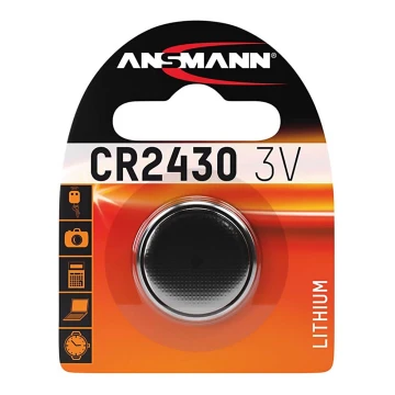 Ansmann 04676 - CR 2430 - Batería de litio botón 3V