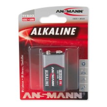 Ansmann 09887 6LR61 9V Block RED - Pila alcalina 9V