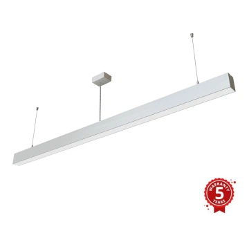 APLED - Lámpara de araña LED de cable LOOK LED/58W/230V 4000K 150 cm plata