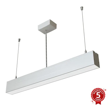 APLED - Lámpara de araña LED sobre un cable LOOK LED/23W/230V 4000K 60 cm plata