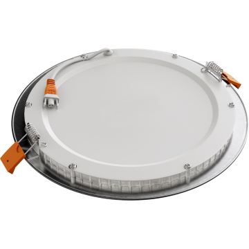 APLED - Lámpara empotrable de baño LED RONDO LED/18W/230V IP54 225 mm