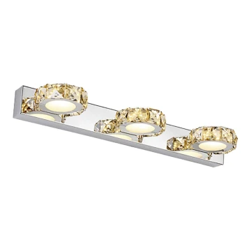 Aplique cristal LED CHAMPAGNE 3xLED/3W/230V