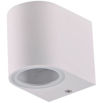 Aplique de exterior BOSTON 1xGU10/10W/230V IP44 blanco