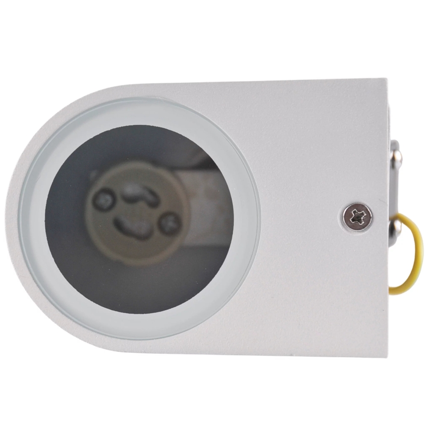 Aplique de exterior BOSTON 1xGU10/10W/230V IP44 blanco