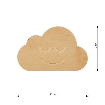 Aplique infantil CLOUD 1xE14/10W/230V nube