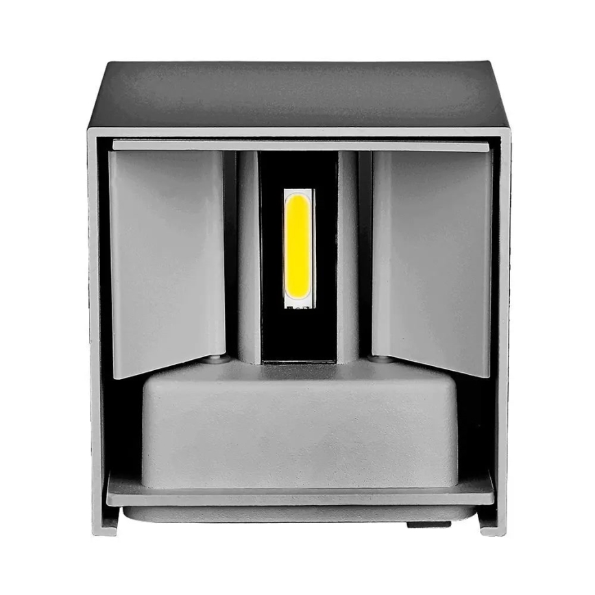 Aplique LED de exterior LED/11W/230V 4000K IP65 gris