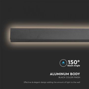 Aplique LED de exterior LED/23W/230V 4000K IP65 negro