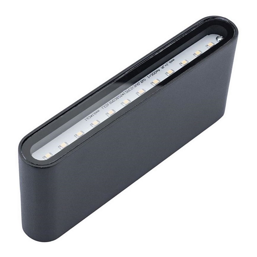 Aplique LED para exterior FLOW LED/6W/230V IP54 negro