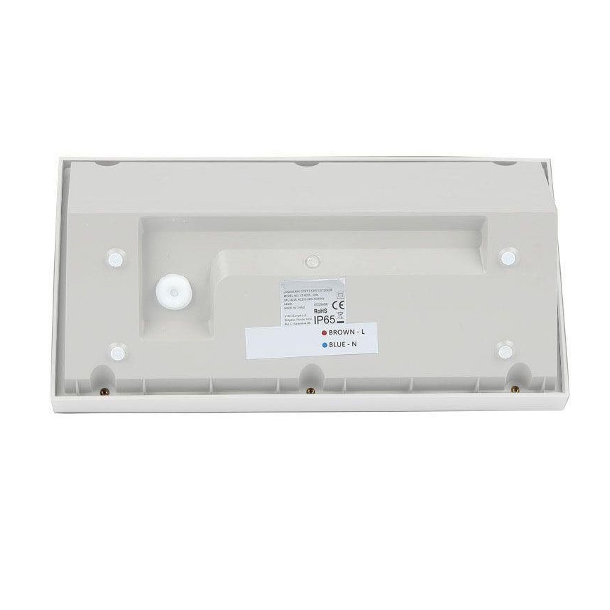 Aplique LED para exterior LED/20W/230V 6400K IP65 blanco