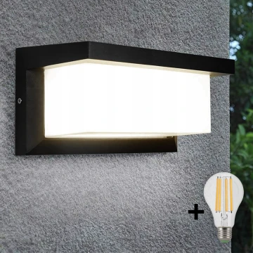 Aplique LED para exterior NEELY 1xE27/10W/230V 4000K IP54 negro