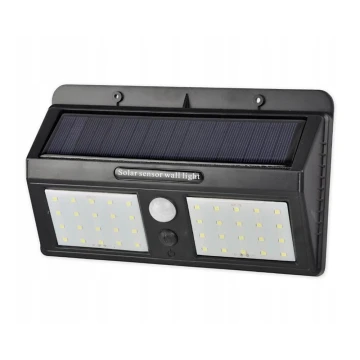 Aplique solar LED con sensor LED/1,2W/3,7V IP54
