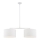 Argon 0900 - Lámpara colgante KARIN 2xE27/15W/230V blanco