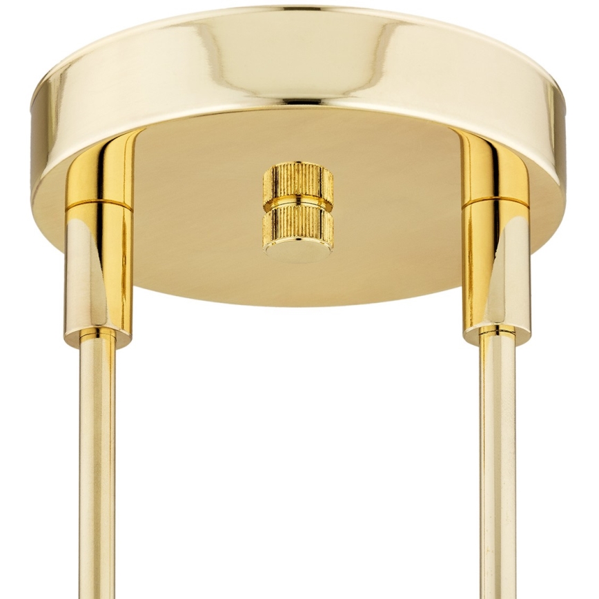 Argon 1840 - Lámpara colgante ABSOS 4xE14/7W/230V alabastro dorado